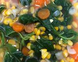 Foto langkah ke 5 dari resep Sayur bayem jagung wortel.