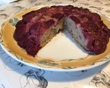 Une image de l'étape 12 de Gâteau aux pêches de vigne,yaourt et vanille.
