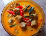 Foto langkah ke 5 dari resep Lodeh tahu kacang panjang.
