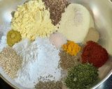 A picture of step 1 of Baked masala mathri.