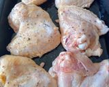 Foto del paso 4 de la receta: Alitas de pollo al horno. Guarnición: blinis de papas y gajos de mandarina caramelizados