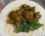 A picture of step 3 of Squid Ghee Roast.