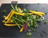 A picture of step 1 of Quick summer garden pasta.