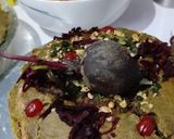 A picture of step 6 of Beetroot papaya vanilla tutty fruity nutty cake# thc# thc week 8.