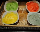 A picture of step 6 of Rainbow cake.