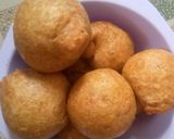 A picture of step 3 of Wheat puff puff.