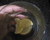 A picture of step 1 of Mint lemon mojito.