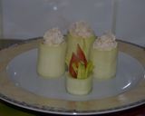 Pas rețetă Praz umplut cu salată de icre 2 fotografie