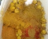 A picture of step 3 of Tawa Chole.