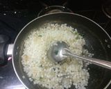 A picture of step 3 of Sabudana khichdi.