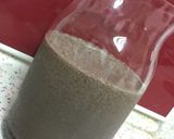 A picture of step 6 of Oreo smoothie without ice cream.