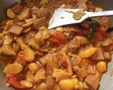 A picture of step 7 of Raw Jackfruit Curry.