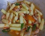 Foto langkah ke 3 dari resep Tumis Kulit Semangka Udang.