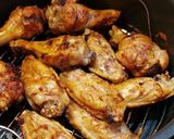 รูปขั้นตอนการทำที่ 4 ของ ปีกไก่ทอด ใช้หมอทอดไร้น้ำมัน Ninja Air Fryer