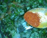 A picture of step 3 of French beans chutney.