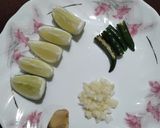 A picture of step 1 of Protein loaded Mango Chicken.