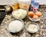 Foto del paso 1 de la receta: Pastel de queso con crema de turrón jijona