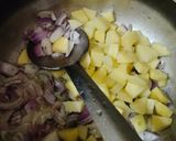 A picture of step 2 of Vegetable Dalia.