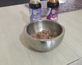 A picture of step 1 of Beef burger.