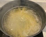 Foto langkah ke 1 dari resep Spaghetti Jamur & Bayam Creamy.