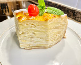 Foto del paso 10 de la receta: Tarta con queso mascarpone y manzanas laminadas