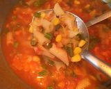 A picture of step 9 of Minestrone Soup.