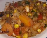 Foto del paso 2 de la receta: Arroz con verduras y pescado 🐠