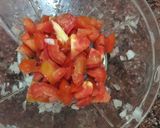 A picture of step 3 of Shahi palak paneer.