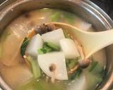 Lobak & Shimeji Miso soup langkah memasak 3 foto