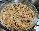 Foto del paso 3 de la receta: Fideos niditos con salsa de vegetales horneados