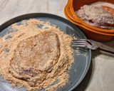 Sajtos - tejfölös szelet recept fázis 2 fotója