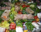 Foto del paso 6 de la receta: Ensalada con pollo, matambre o trocitos de lechón de las fiestas