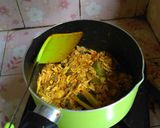 Foto langkah ke 6 dari resep Nasi bakar ayam🍗pedas komplit ala dŘ 🍛🍡 Step by step 😘.
