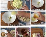 A picture of step 2 of 🧑🏽‍🍳🧑🏼‍🍳Thai Style Salad • Crispy Fish With Green Mango Salad • Yum Pla Foo |ThaiChef Food.