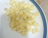 A picture of step 1 of Vanilla custard with Apple and black pepper 🥘.