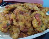 Foto langkah ke 4 dari resep Bakwan Jagung Udang.