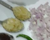 A picture of step 1 of Prawns Masala Curry.