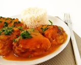 Foto del paso 11 de la receta: Pimientos del piquillo rellenos de carne y queso con salsa española