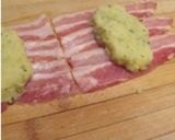 Fűszeres krumplipürével töltött bacon recept fázis 3 fotója