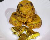 A picture of step 3 of Ghee residue mithai.