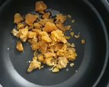 A picture of step 1 of Mamara chikki.
