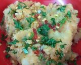 A picture of step 1 of Masala Potatoes Sandwich.