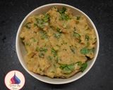 A picture of step 1 of Bread Pakoda.