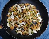 A picture of step 2 of Dry Fruit Brittles Chikki.