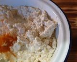 A picture of step 2 of Nigerian Breakfast Scrambled Wara (tofu) in Obe-Ata w/ Plantain.