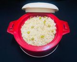 A picture of step 6 of Peas pulao.