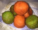 Foto langkah ke 5 dari resep Bola ubi warna - warni.