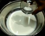 A picture of step 1 of Eggless zebra cake.