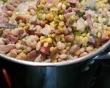 A picture of step 4 of Hearty Ham & Bean Soup.