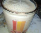 A picture of step 2 of Peach banana milk shake.